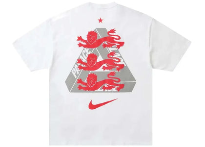 Palace x Nike England T-shirt White - apparel view 2