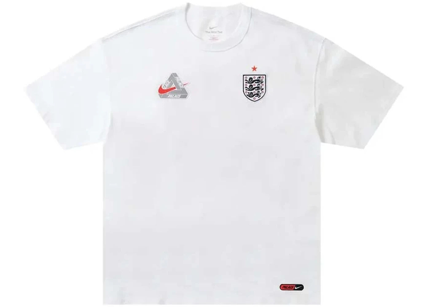 Palace x Nike England T-shirt White - vue secondaire B