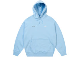 Palace x Nike Font Swoosh Hoodie Sky Blue