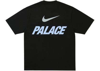 Palace x Nike Font Swoosh T-shirt Black - authentic Palace apparel