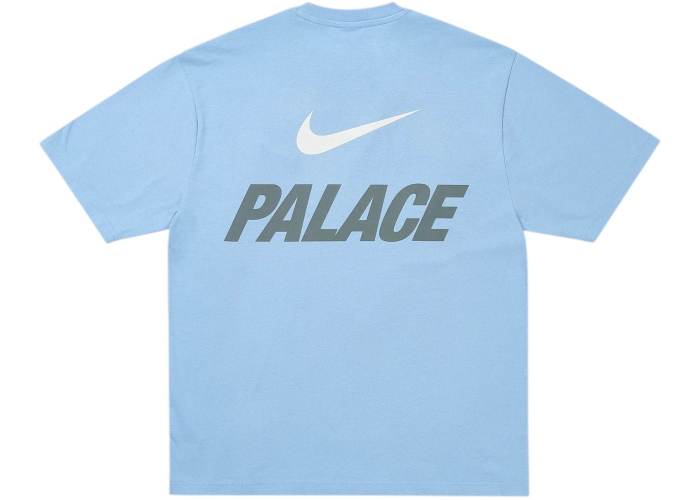 Palace x Nike Font Swoosh T-shirt Sky Blue - vue secondaire A