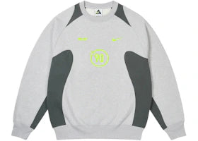 Palace x Nike Total P90 Crew Grey Marl - vue 360