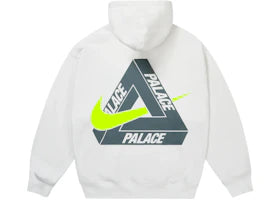 Palace x Nike Tri Swoosh Hood White - vue 360