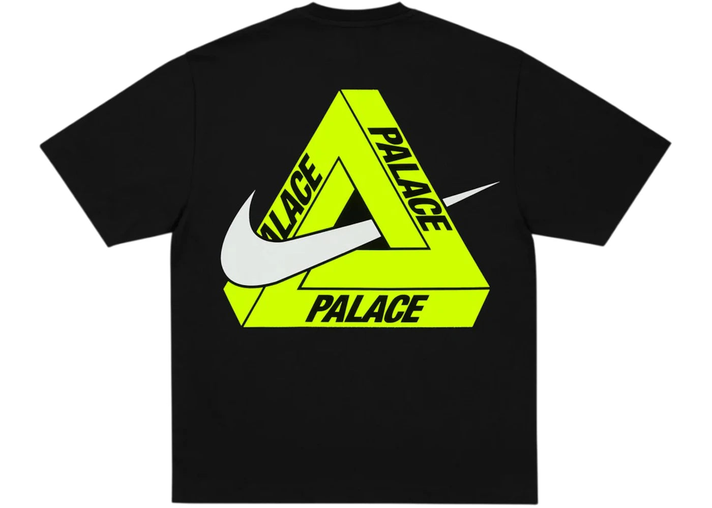 Palace x Nike Tri Swoosh T-Shirt Black - vue 360