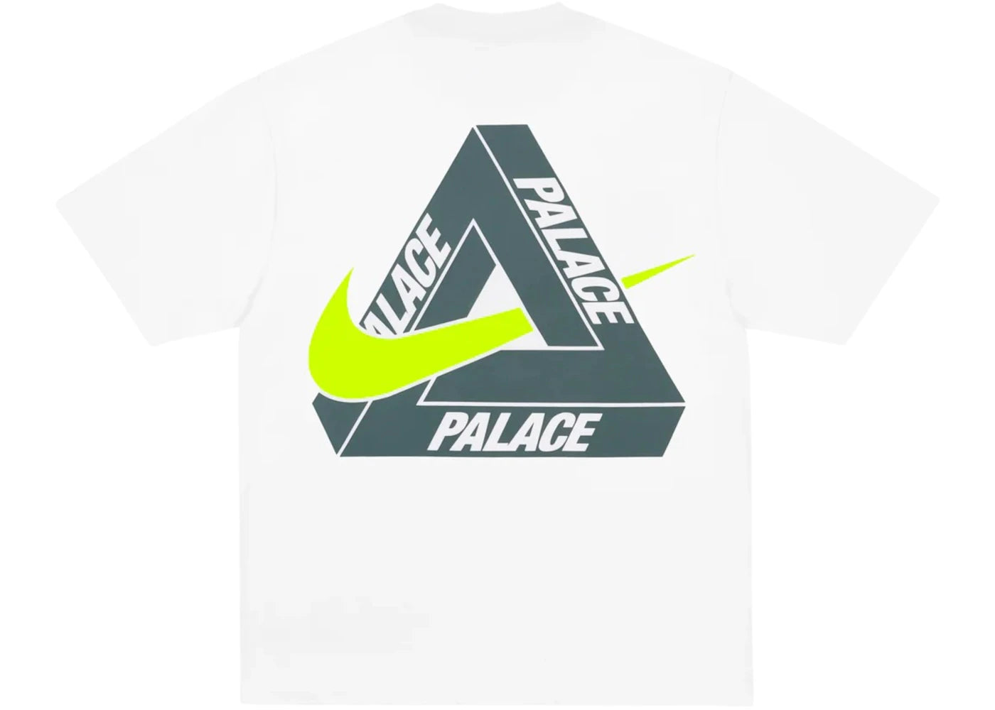 Palace x Nike Tri Swoosh T-Shirt White - vue secondaire A