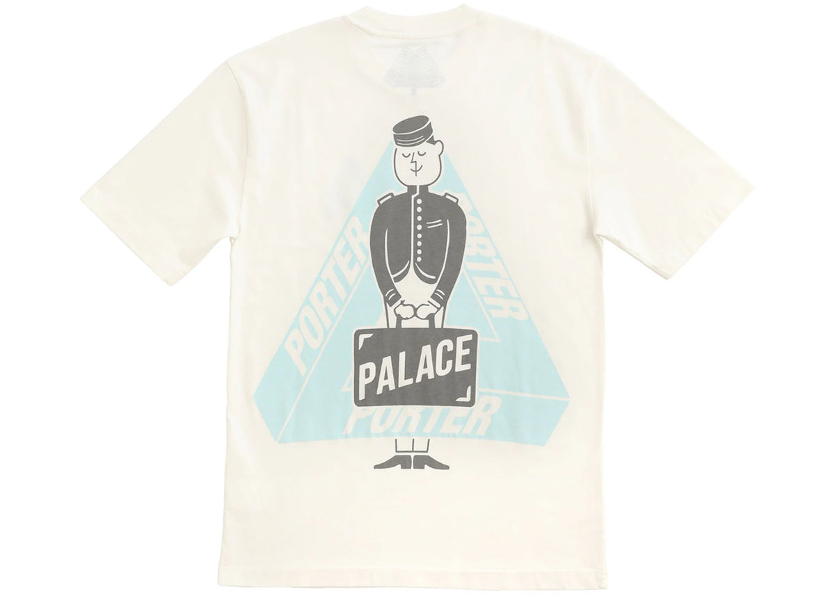 Palace x Porter Tri Ferg Bell Boy T-Shirt White - vue secondaire A