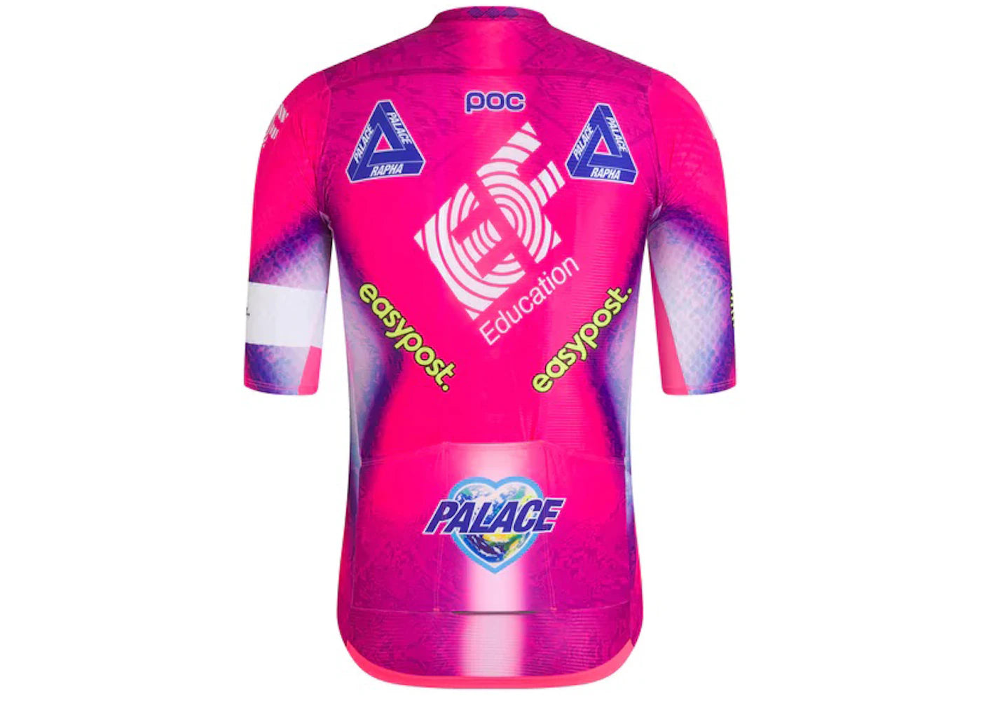 Palace x Rapha EF Education First Pro Team Aero Jersey Pink - vue secondaire B