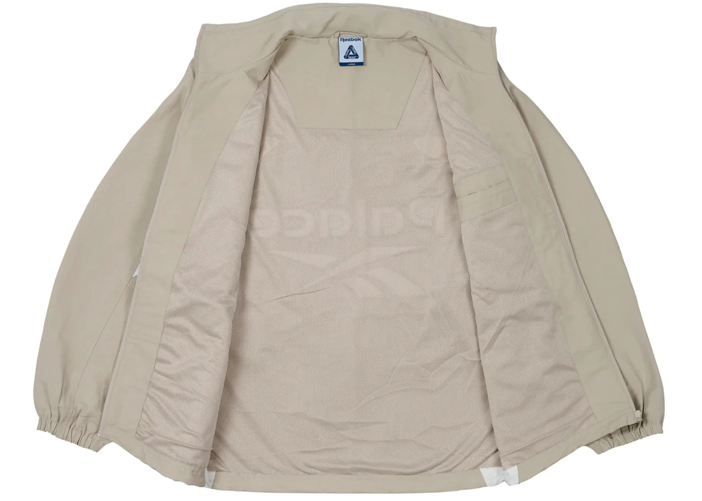 Palace x Reebok Track Jacket Off White - vue secondaire B