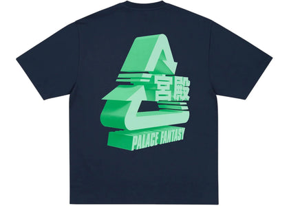 Palace x Sci-Fi Fantasy Tri T-shirt Navy - apparel view 2