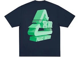 Palace x Sci-Fi Fantasy Tri T-shirt Navy - authentic Palace apparel