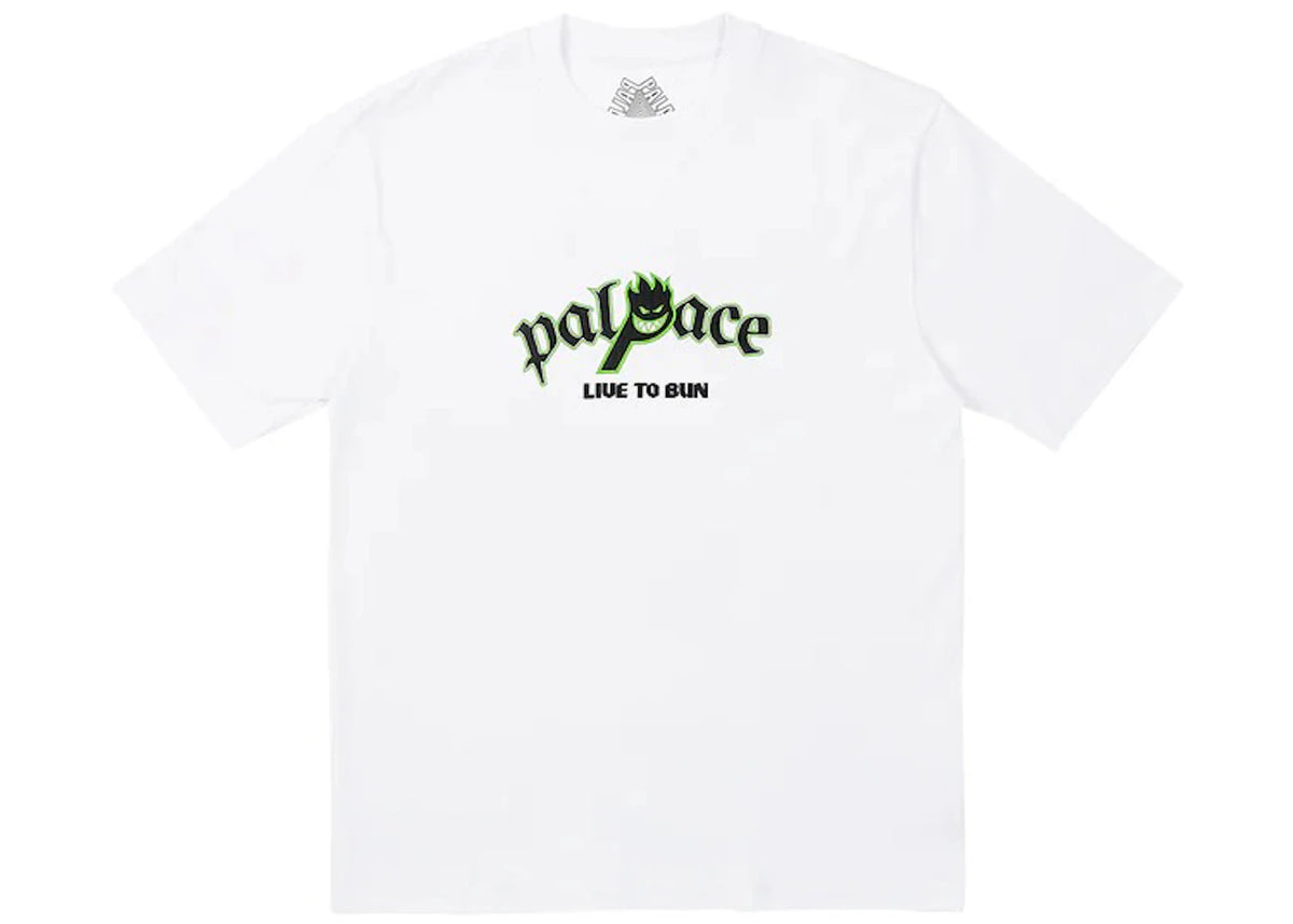 Palace x Spitfire P-Head T-Shirt White - vue secondaire B
