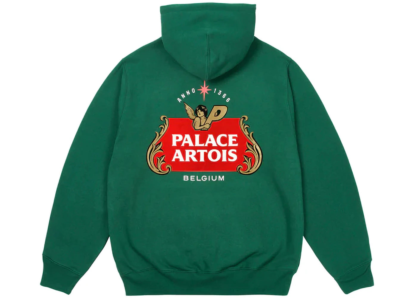 Palace x Stella Artois Hood Bottle Green - vue secondaire A