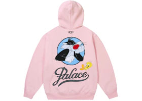 Palace x UGG Looney Tunes Hoodie Pink