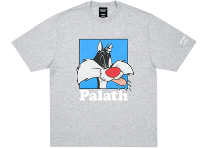 Palace x UGG Looney Tunes T-Shirt Grey Marl - apparel view 2