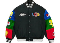 Palace x UGG Looney Tunes Varsity Jacket Black