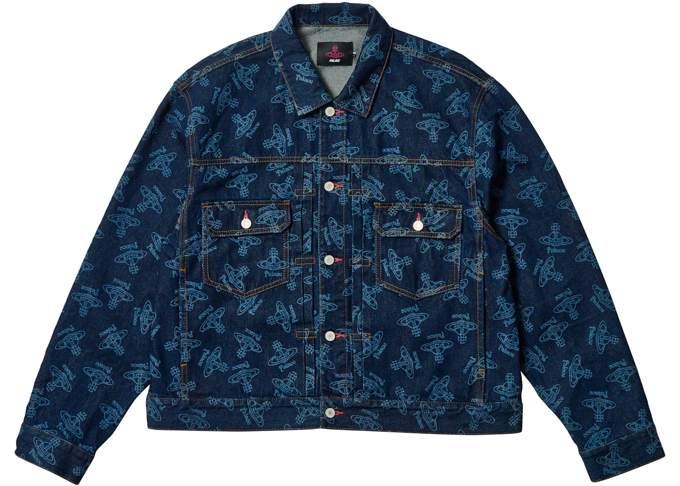 Palace x Vivienne Westwood Denim Jacket Indigo - vue secondaire A