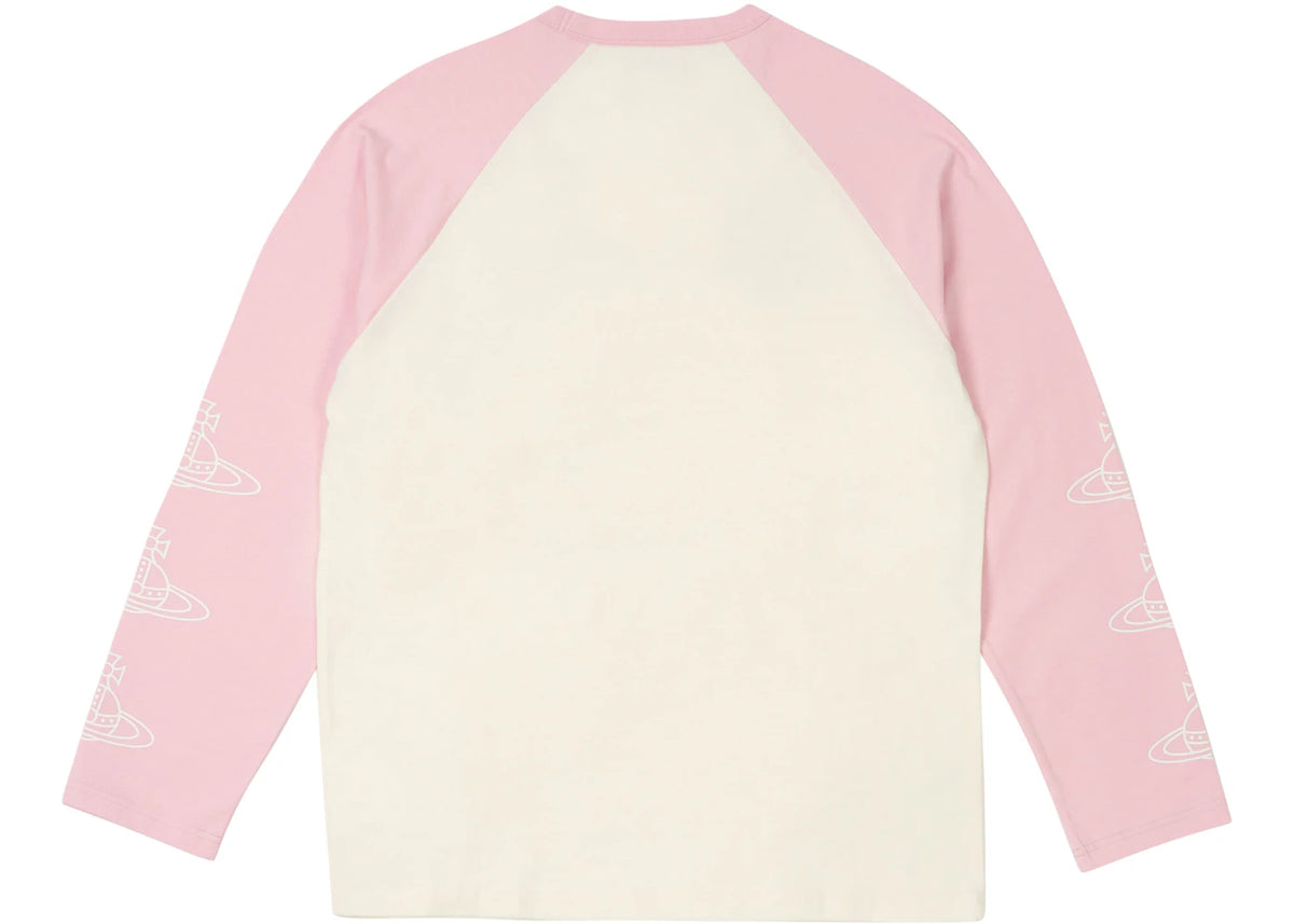 Palace x Vivienne Westwood Raglan Longsleeve White/Pink - vue secondaire B