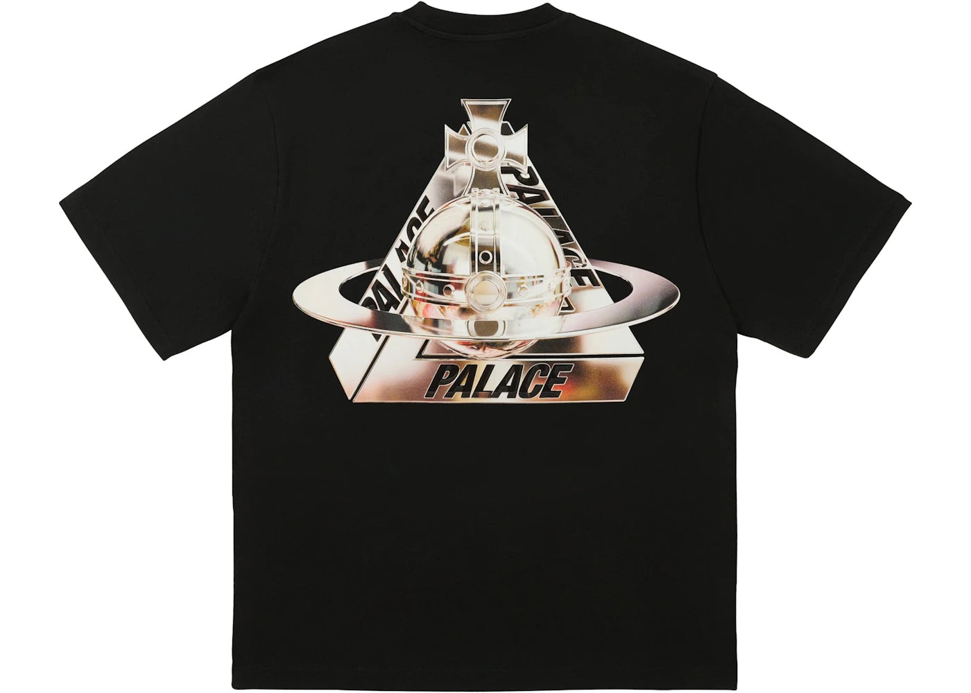Palace x Vivienne Westwood T-Shirt Black - vue secondaire A