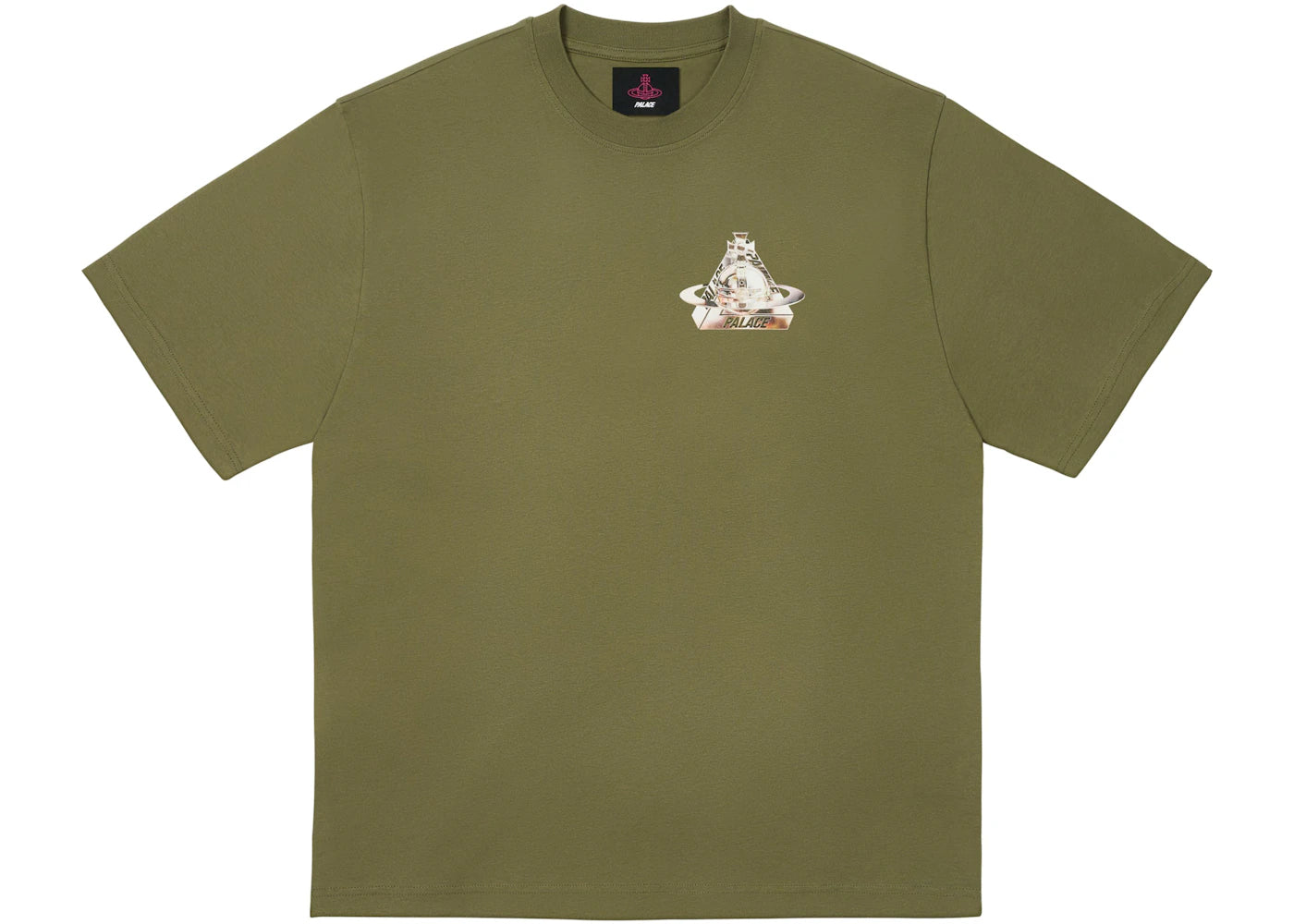Palace x Vivienne Westwood T-Shirt Olive - vue secondaire B