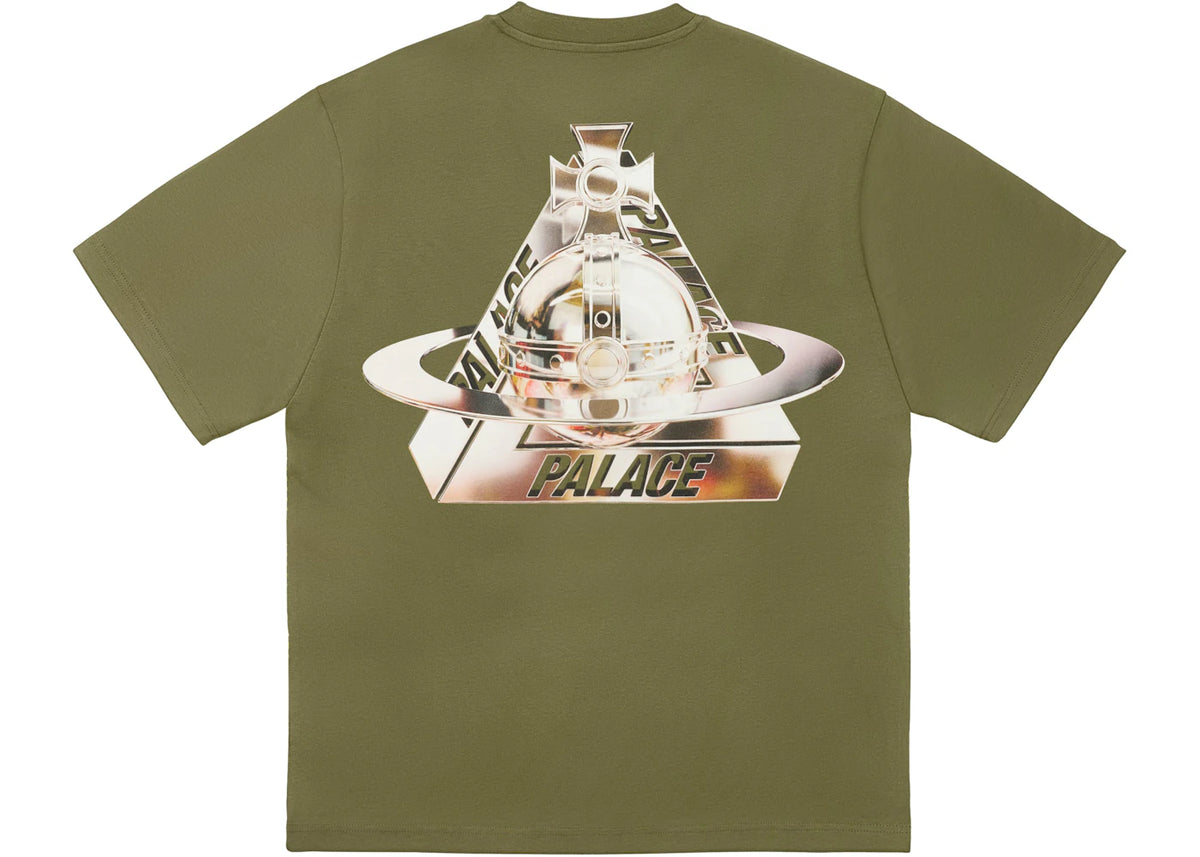 Palace x Vivienne Westwood T-Shirt Olive - vue 360