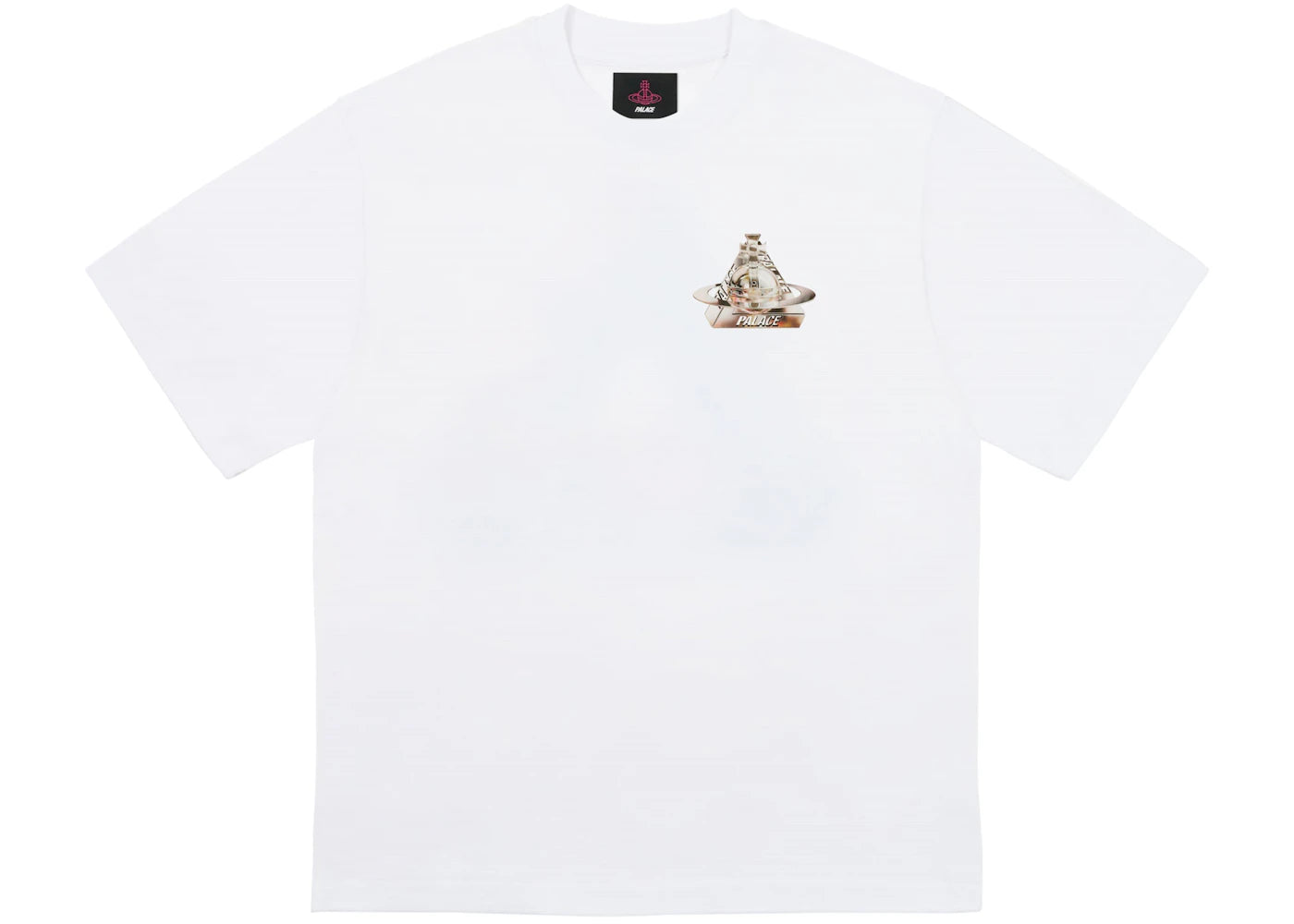 Palace x Vivienne Westwood T-Shirt White - vue secondaire B