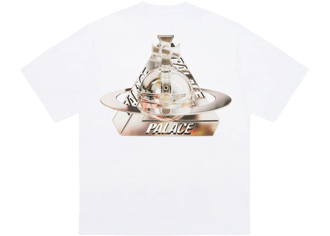 Palace x Vivienne Westwood T-Shirt White - vue secondaire A
