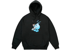 Palace x World Industries Hoodie Black - vue 360
