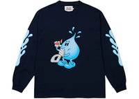 Palace x World Industries L/S T-shirt Navy