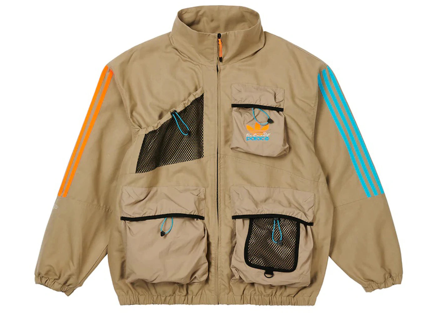 Palace x adidas Nature Track Top Blanch Cargo - vue secondaire A