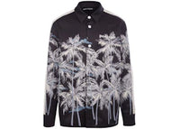 Palm Angels Allover Palms Track Shirt Black/White