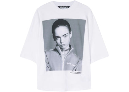 Palm Angels Angels By Palm Angels Loose T-Shirt White/Black - apparel view 2