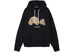 Palm Angels Bear Hoodie 1060 Black/Brown - vue 360