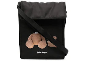 Palm Angels Bear-Motif Shoulder Bag Black - vue 360