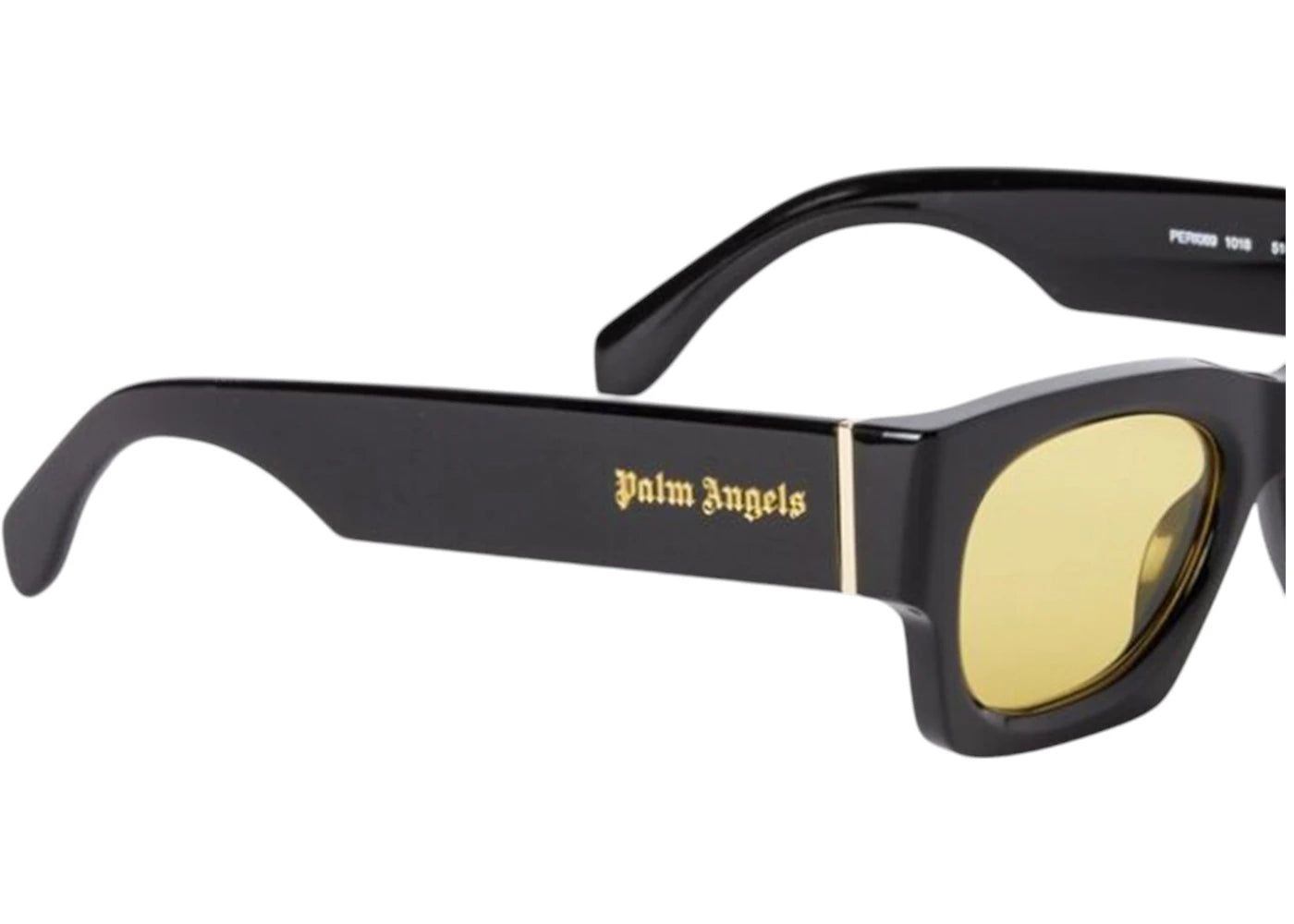 Palm Angels Bodie Sunglasses Black Yellow Bodie Black (PERI089F24PLA0011018) - vue secondaire A