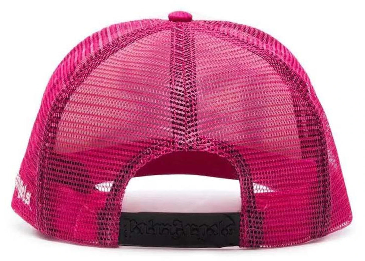 Palm Angels Broken Palm Trucker Hat Pink/White/Green - vue secondaire B