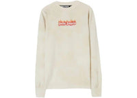 Palm Angels Burning Logo Classic Longsleeve T-shirt Off White/Black (FW22)