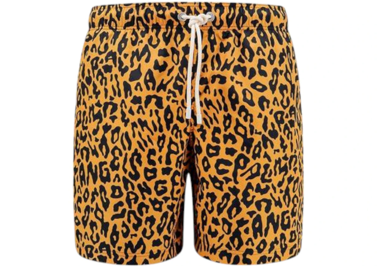 Palm Angels Cheetah Swim Short Orange - vue secondaire A