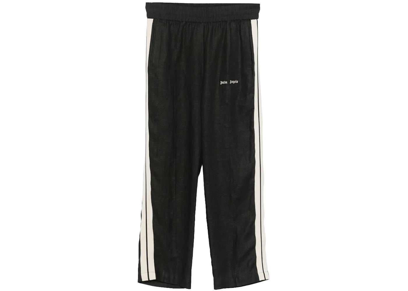 Palm Angels Classic Logo Linen Track Pants Anthracite - vue secondaire A
