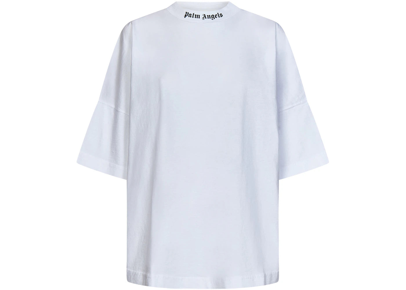 Palm Angels Classic Logo Over S/S T-shirt White/Black - vue secondaire B