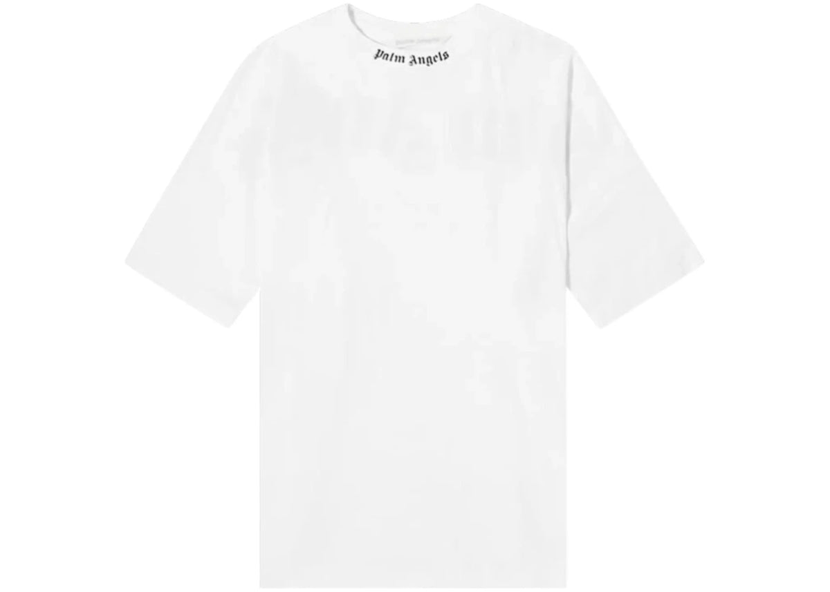 Palm Angels Classic Logo Over T-shirt White/Black - vue 360