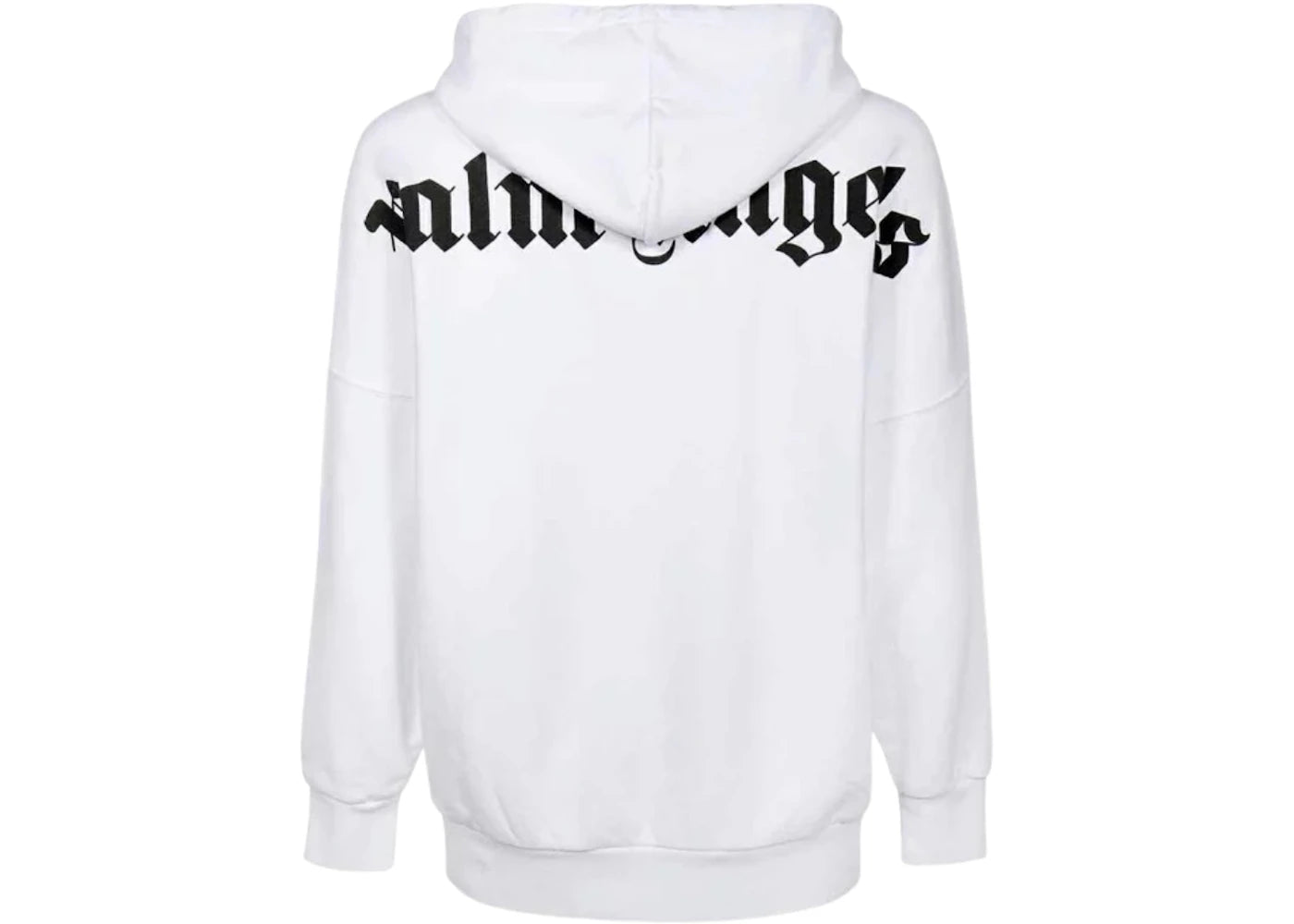 Palm Angels Classic Logo Oversized Hoodie White - vue secondaire B