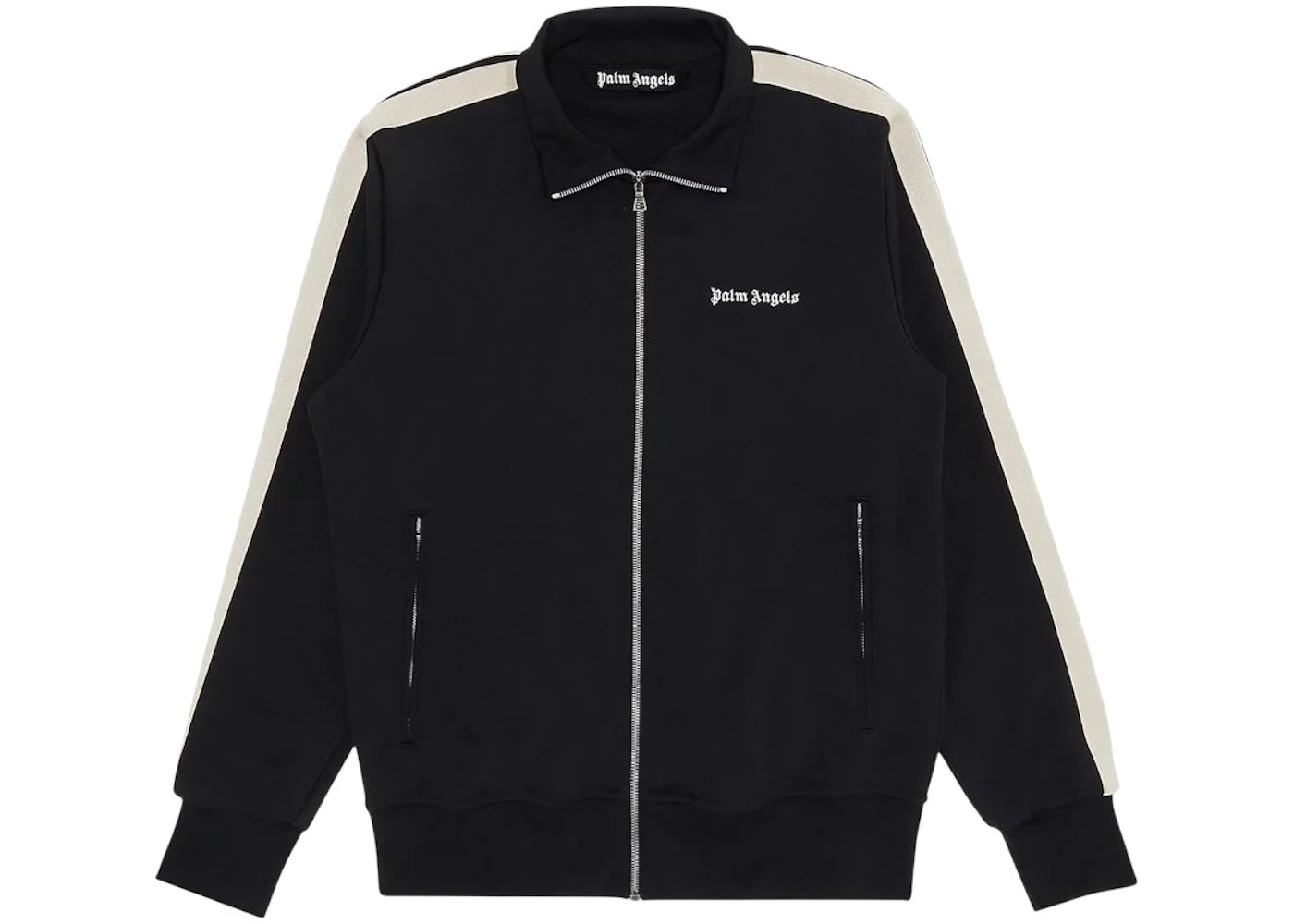 Palm Angels Classic Logo Track Jacket Black/White - vue secondaire A