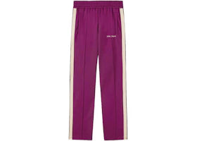 Palm Angels Classic Logo Track Pants Purple/Off White - vue 360