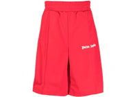 Palm Angels Classic Track Shorts Red/White