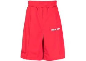 Palm Angels Classic Track Shorts Red/White