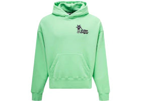 Palm Angels Douby Logo Hoodie Green
