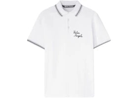 Palm Angels Embroidered Palm Angels Polo White/Black - vue 360