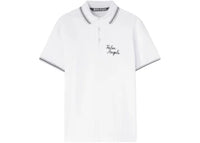 Palm Angels Embroidered Palm Angels Polo White/Black