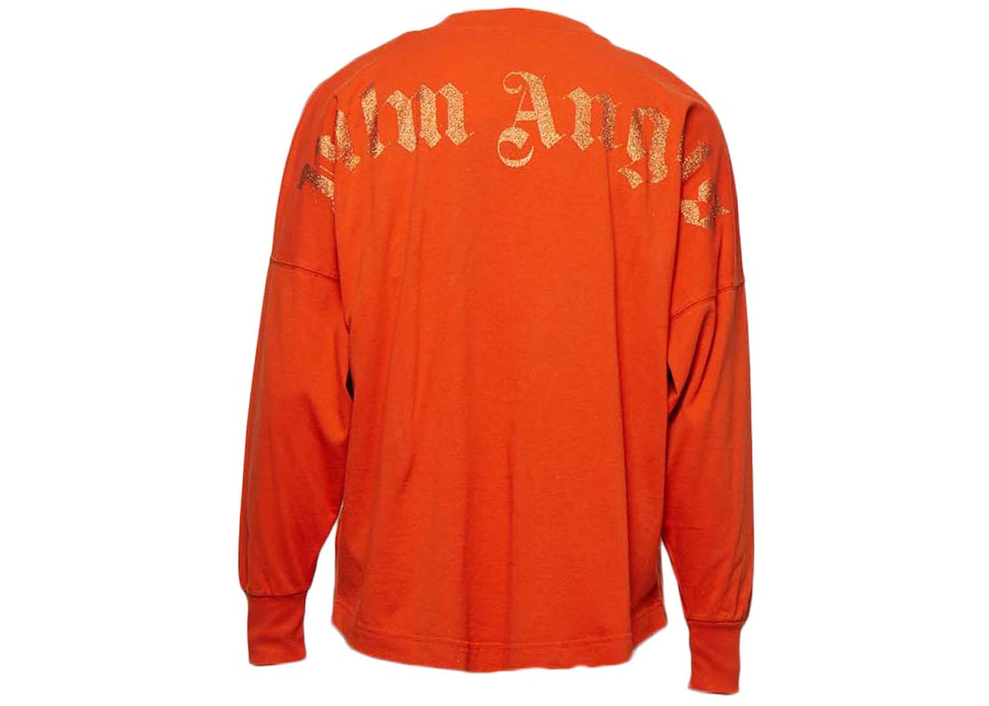 Palm Angels Glitter Classic Logo Over Tee Orange - vue secondaire A