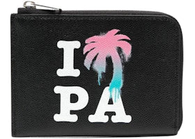 Palm Angels I Love PA Coin Purse Black/Multi - vue 360